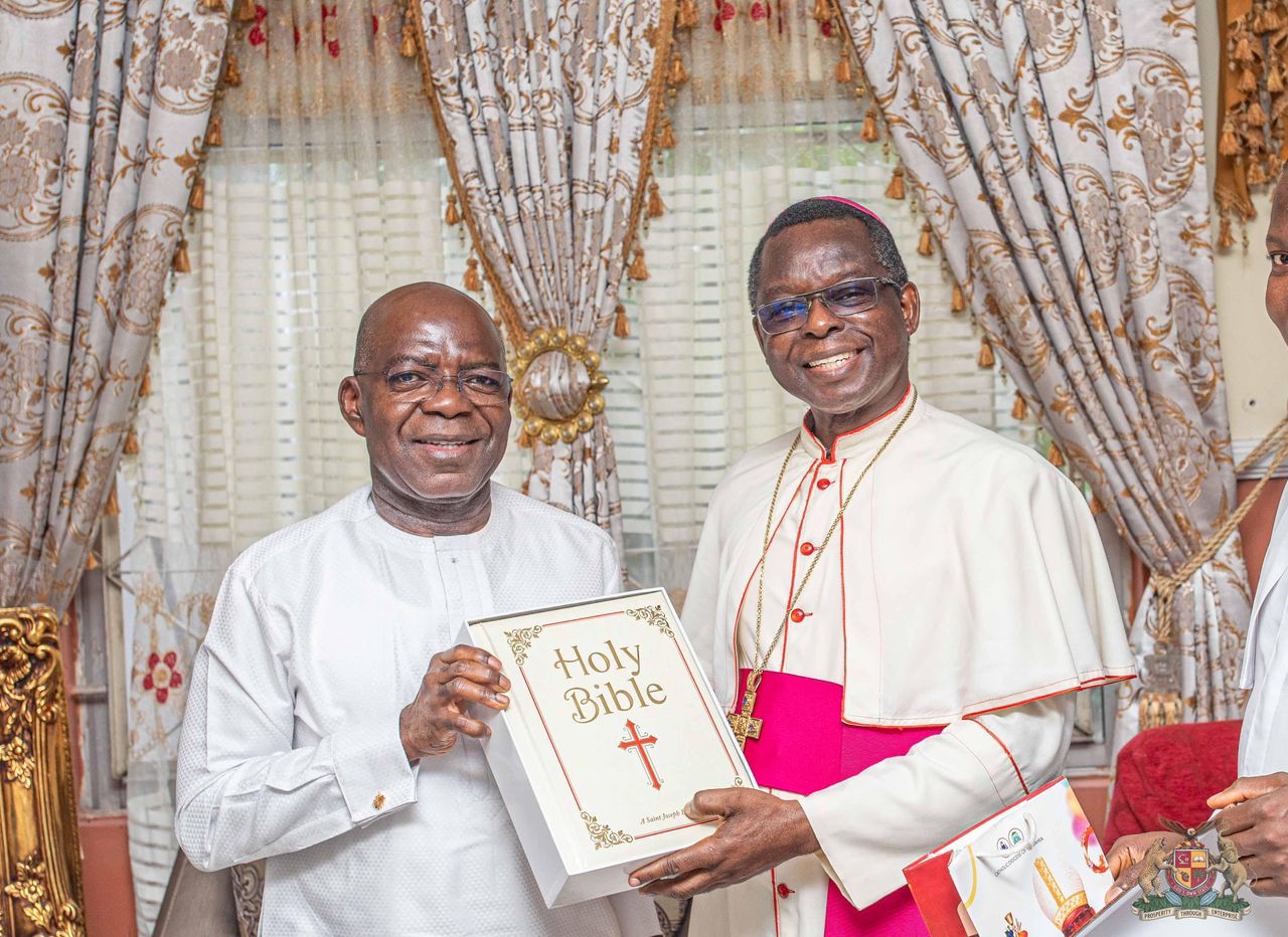 2027: Those Campaigning To Takeover From Governor Otti Are Wasting Their Time — Catholic Bishop Of Umuahia Ukpong Says